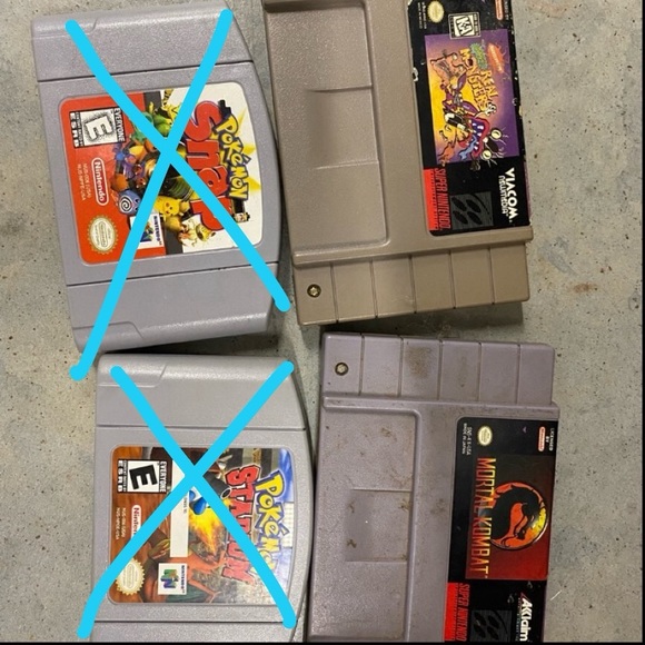 Nintendo Game Cartridges set